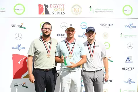 سلسلة جولف مصر العالمية.. نيكولاس هوردير يخطف لقب الجولة التاسعة